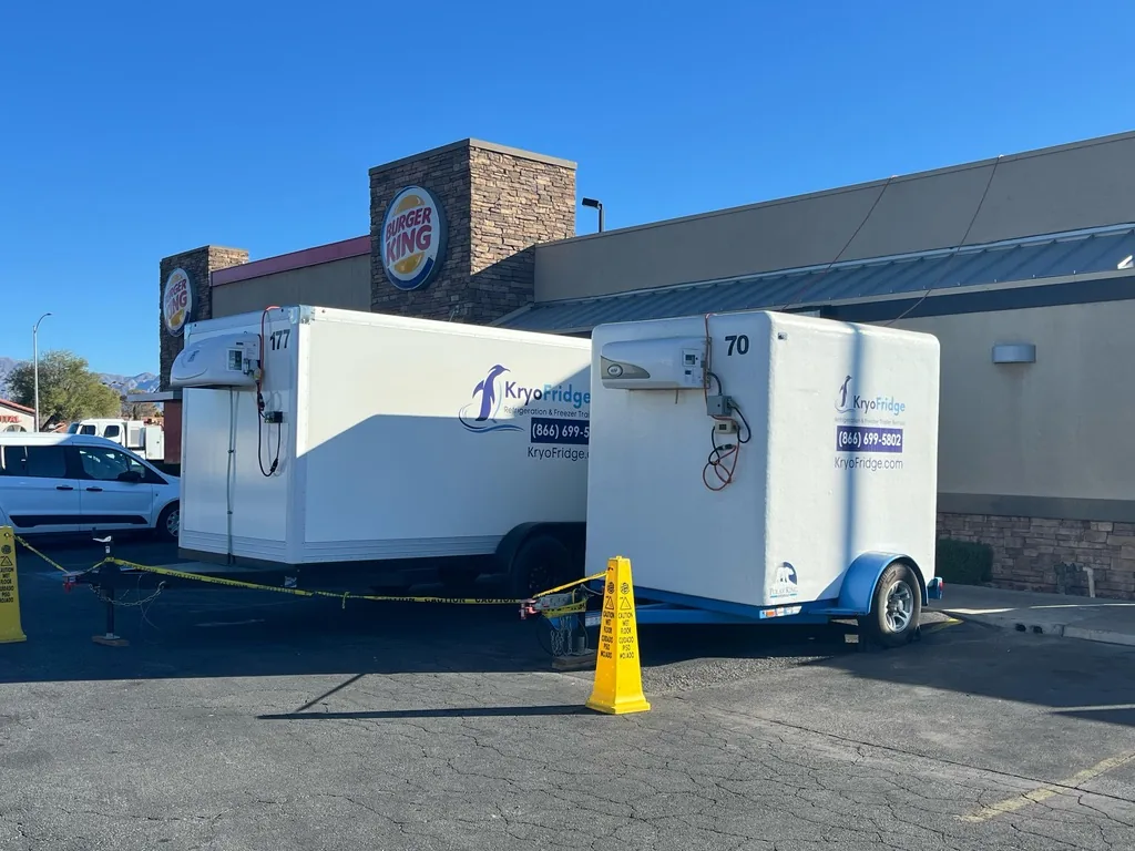 Outdoor Event Freezer Trailer in Pasadena, Los Angeles